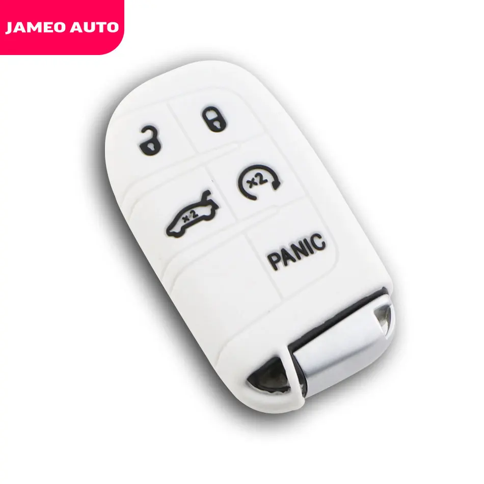 Jameo авто для стайлинга автомобилей силиконовые ключи чехол Dodge Jeep Journey Chrysler 300 Grand