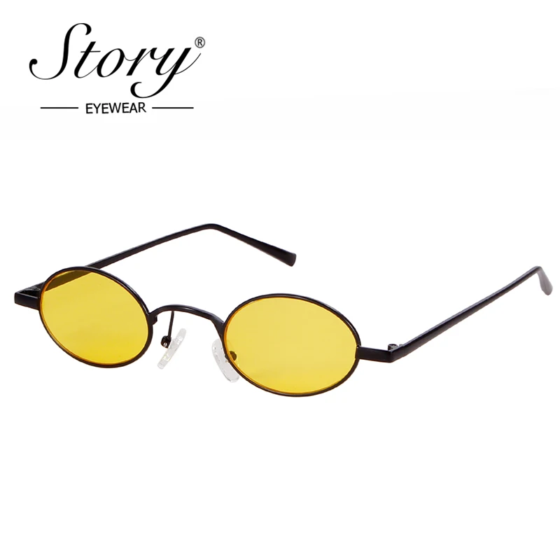 Винтажные маленькие круглые солнцезащитные очки STORY 2018 мужские классические в