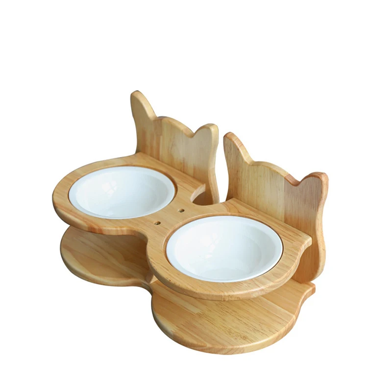 Миски из нержавеющей стали и керамики для кошек собак две миски кормления