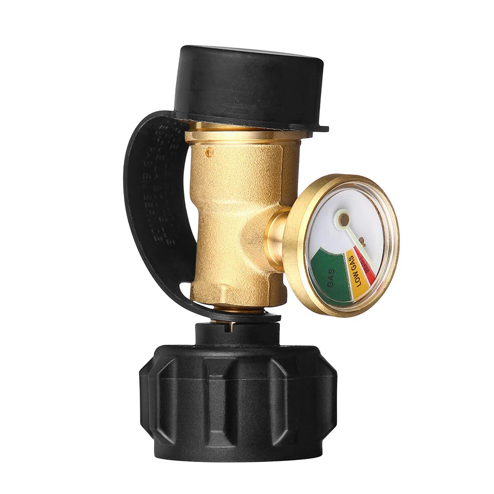 Адаптер бака прочный наружный латунный резьбовой соединитель индикатор