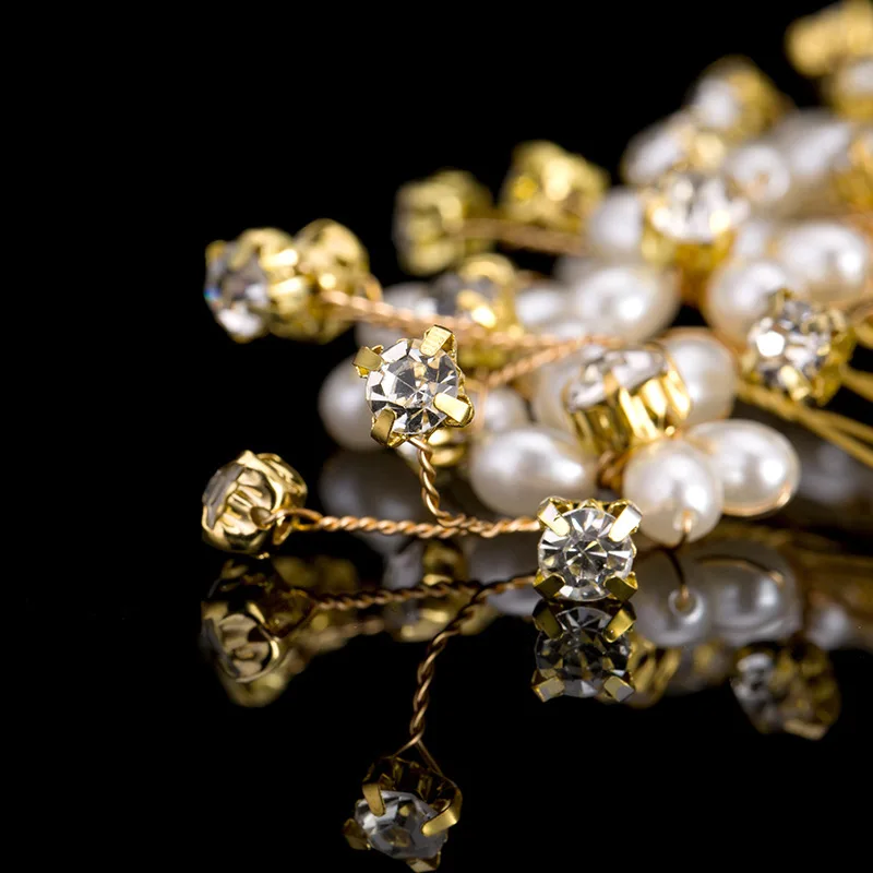 Новое поступление 2019 года: жемчужные гребни Coroa для невесты аксессуары свадьбы