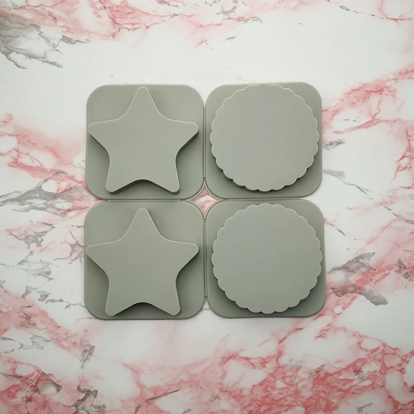 Силиконовая форма для ароматерапии Две звезды двумя цветочками из серии