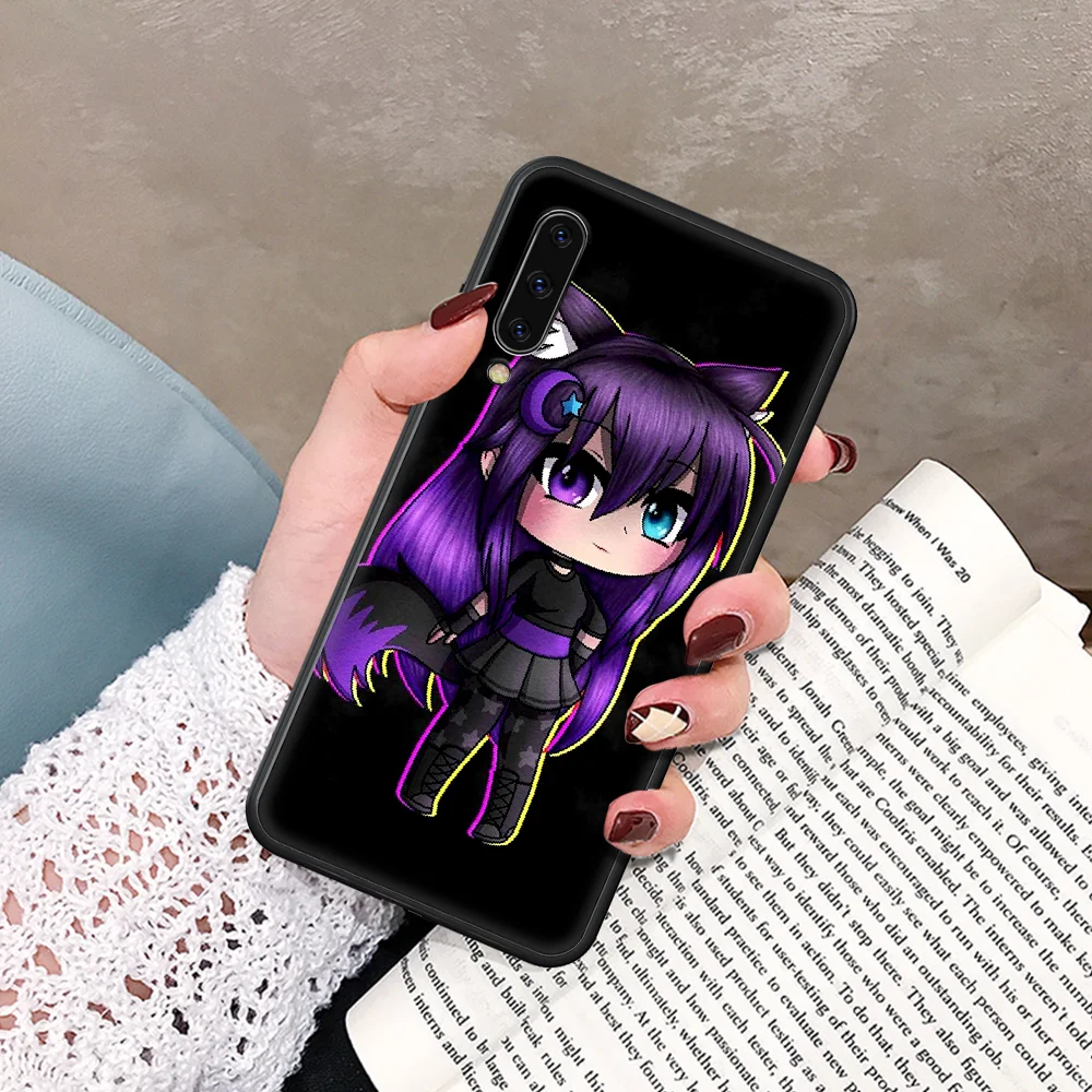 

Social game Gacha Life Phone Case For Samsung Galaxy A 5 7 8 10 20 20E 21S 30 30S 40 50 51 70 71 black Shell Tpu Funda Painting