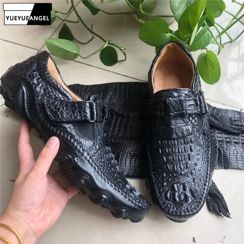 Брендовая деловая повседневная обувь из натуральной кожи мужские лоферы дышащая