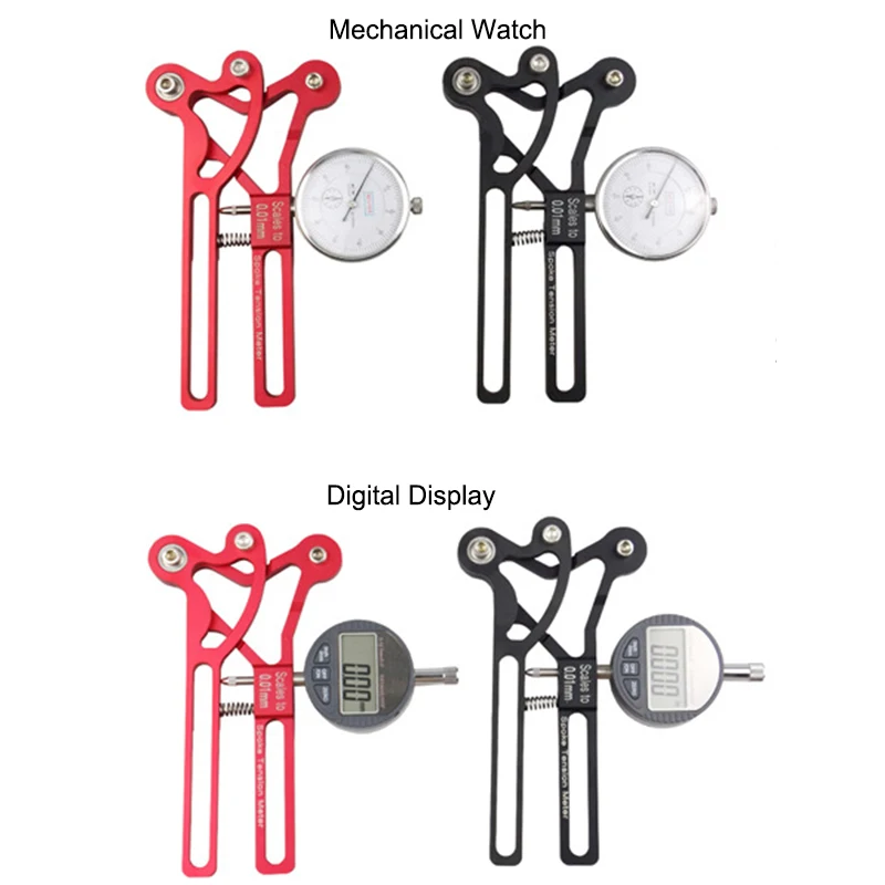 

Bicycle Cycling Spokes Tension Meter Correction Circle Adjustment Tool Wire Tension Adjustment Wheel Set Measurement Tools S