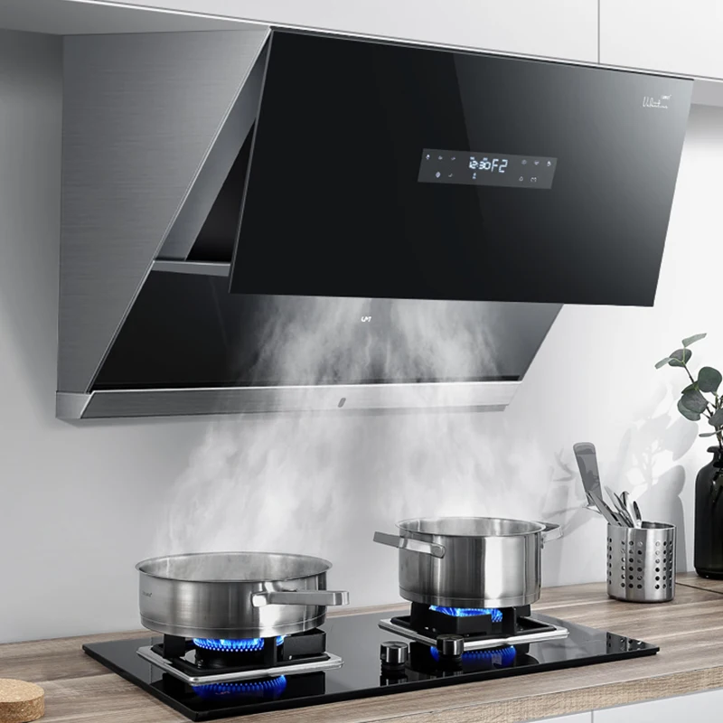 Range Hood Kitchen Ventilation Fan Household 900mm 22 /21m³ Side Suction Type Large Suction Cooker-extractor-hood