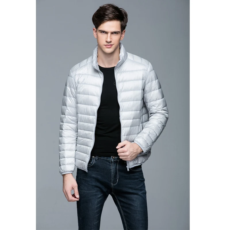 Men Down Jackets ultra Light Coat Winter Oversize Autumn Warm Puffer jacket Jacket Parka Doudoune Homme | Мужская одежда
