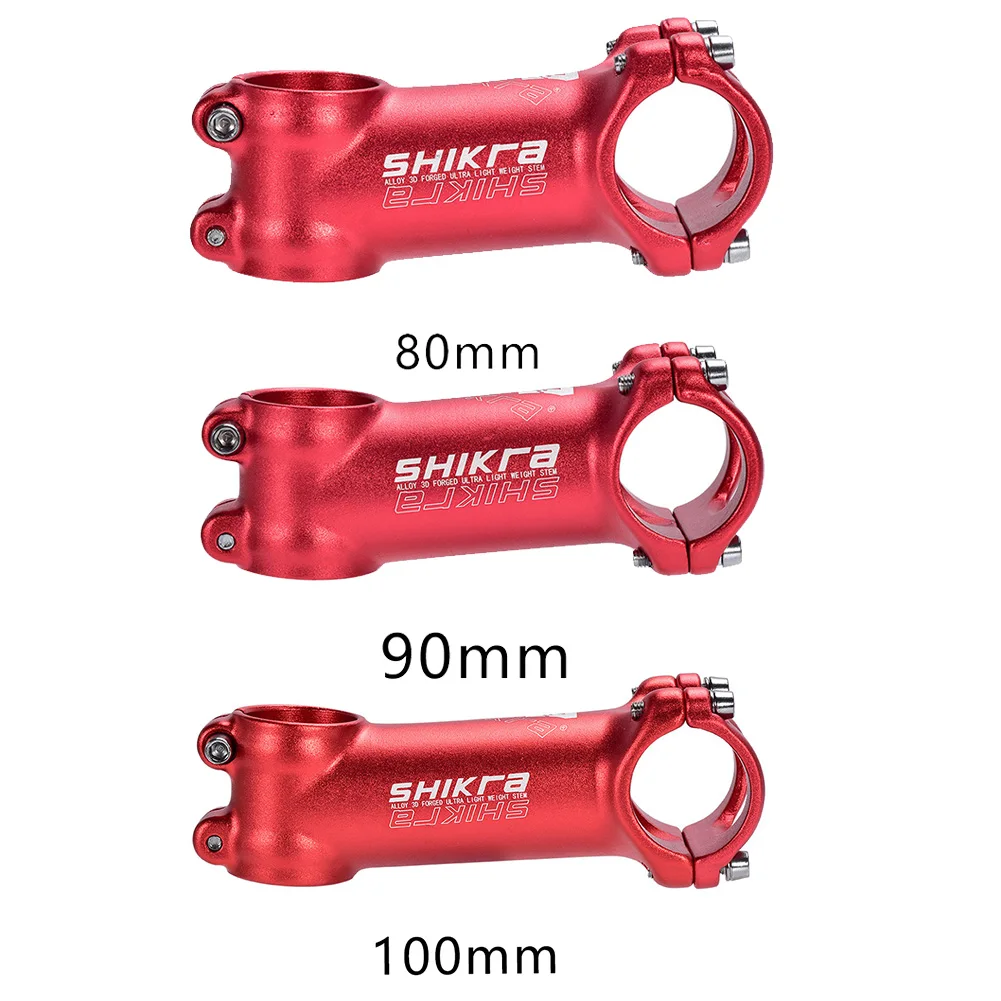 

31.8MM Bike Stem 80/90/100MM Handlebar Stem Aluminum Alloy Bicycle Cycling