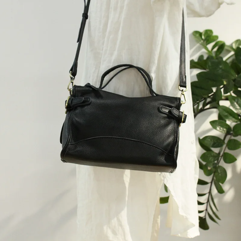 Винтажная Сумка тоут 2021 сумка через плечо вместительный портфель из воловьей