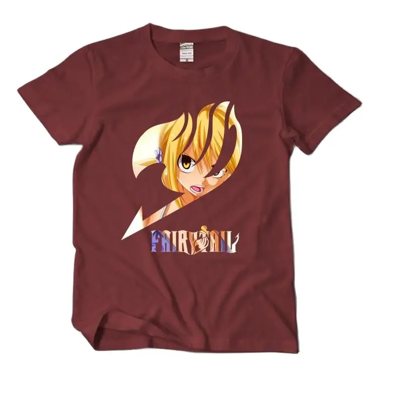 Унисекс тапочки в виде персонажа аниме Fairy Tail рэп панк футболки футболка s стиле