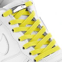 1 pair elastic shoelaces locking lazy laces outdoor sneakers quick flat no tie shoelace convenience metal magnetic fashion