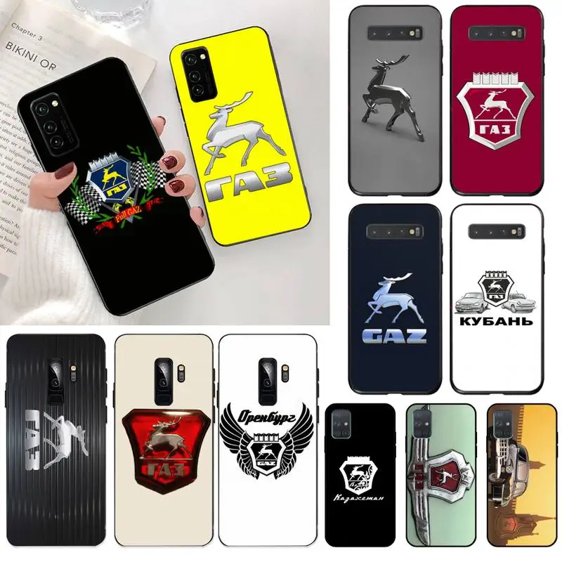 

USAKPGRT Luxury car GAZ Phone Case for Samsung S20 plus Ultra S6 S7 edge S8 S9 plus S10 5G lite 2020