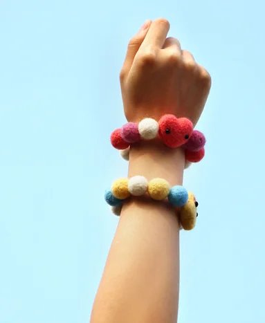 Звезда Любовь мультфильм Животные набор шерсти для рукоделия шерстяной войлок