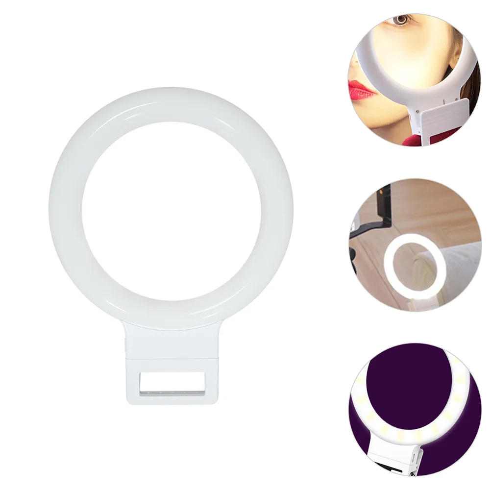 

LED Selfie Ring Light Video Conference Light Clip on LED Circle Light for Phone Photography