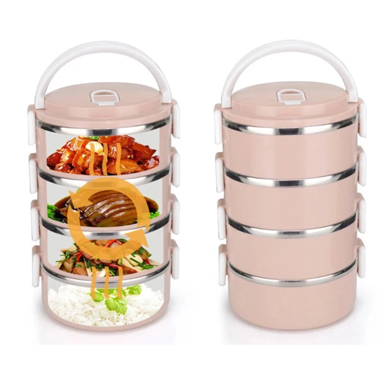 0.7-2.8L Food Thermos Box Thermal Stainless Steel Bento Lunch Container Storage Portable Picnic For Soup |