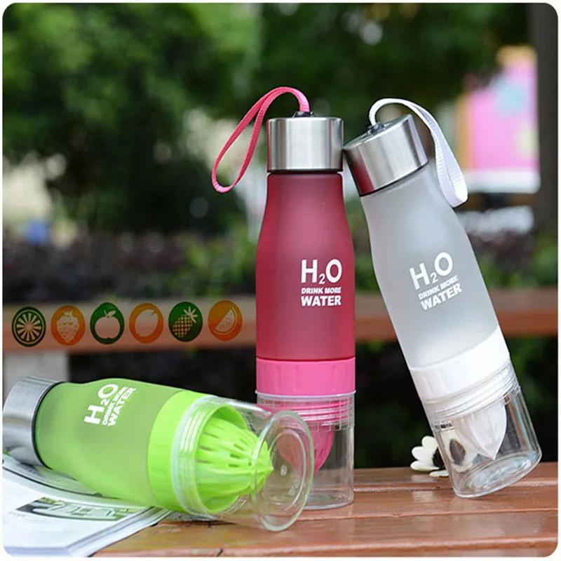 Бутылка для воды 650 мл подарок креативный инфузер фруктового сока бутылки
