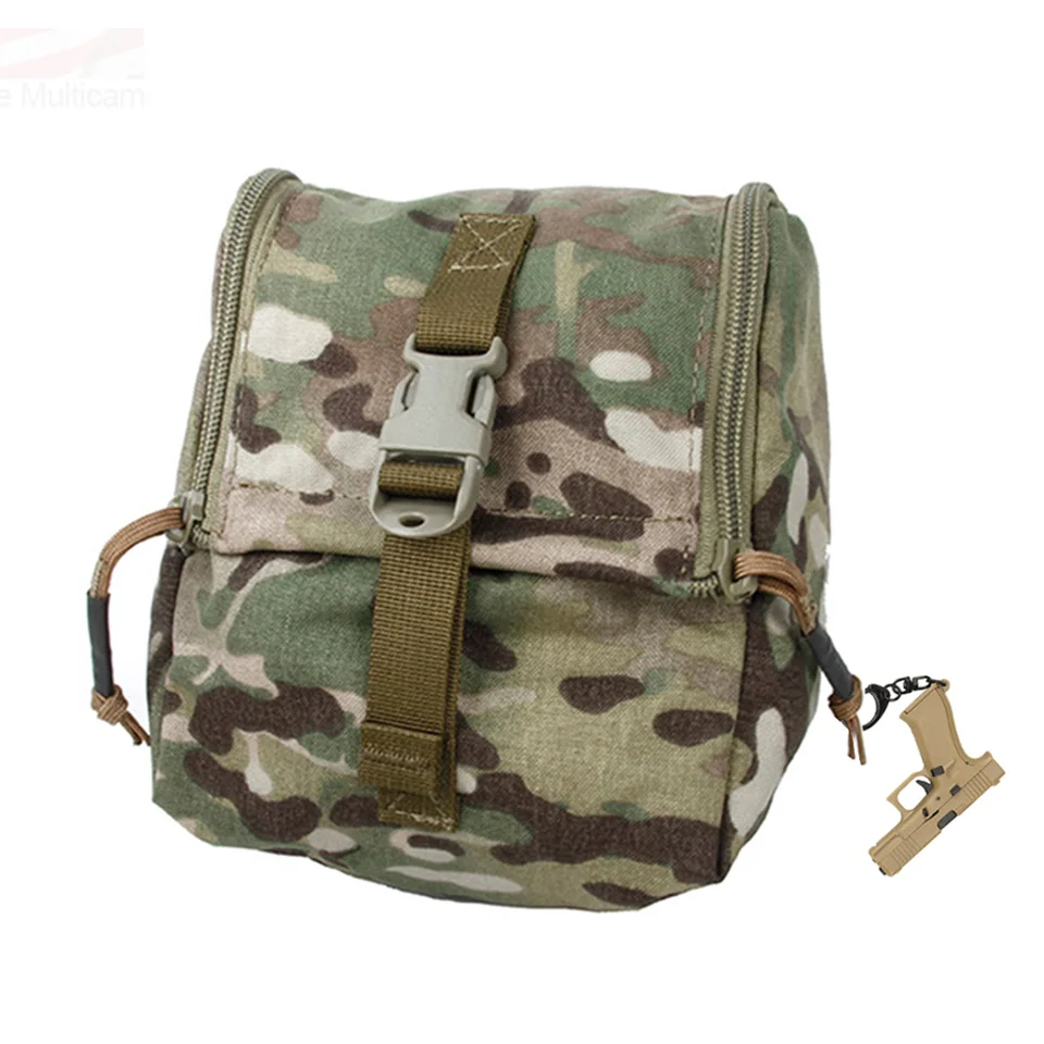 

TMC Tactical Airsoft NVG 330 Pouch Black Tank Pocket TMC2883 & G-45 Gun Weapon Keyring Key Chain Ring Trend Gift RS7369