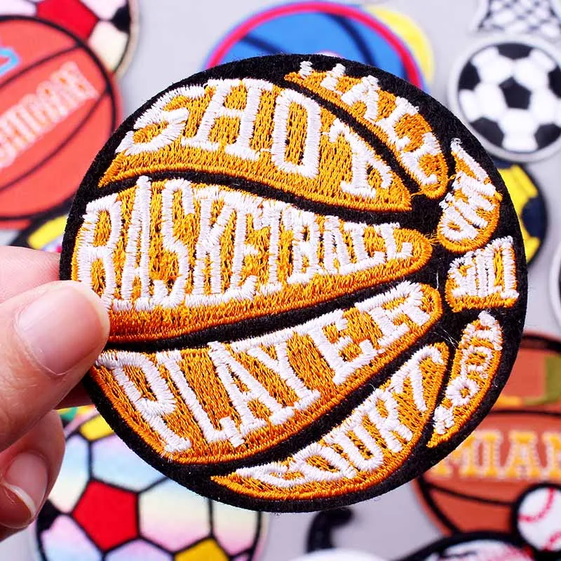 Гитарные спортивные железные нашивки для одежды Футбольная вышитая нашивка на