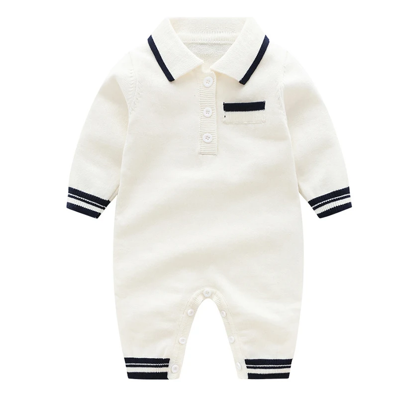 Одежда для маленьких мальчиков комбинезоны с длинными рукавами новорожденных
