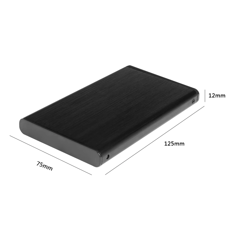 Внешний жесткий диск USB 2 5 3 0 дюйма SATA HDD алюминиевый сплав 10 ТБ 6 Гбит/с SSD чехол для