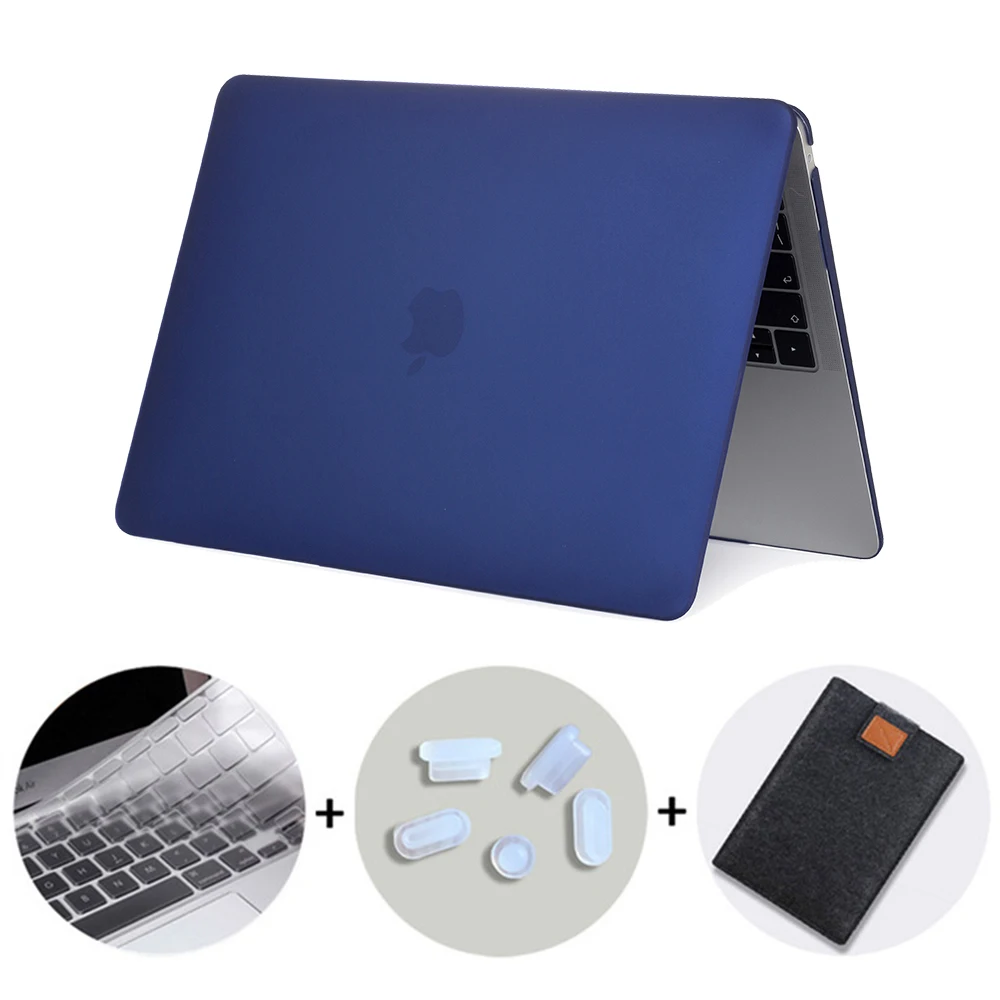 Peony Blue MTT Прозрачный матовый чехол для Macbook Air Pro retina 11 12 13 15 сумка для ноутбука чехол для Apple mac book Air 13,3 дюймов жесткий чехол - Цвет: Peony Blue