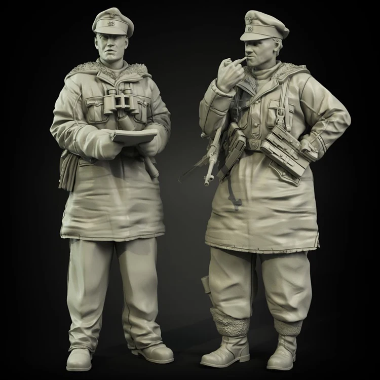 1/35 офицеров в комплекте аноракан солдат из смолы GK военная тема Второй мировой