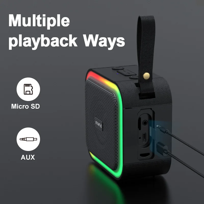 Mifa F50 беспроводной портативный Bluetooth динамик IPX7 водонепроницаемый встроенный