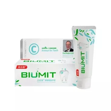 

BIUMIT C F anti-sensitive anti-mite Fluorine-free thermal toothpaste Soothing sensitivity Healthy tooth repair