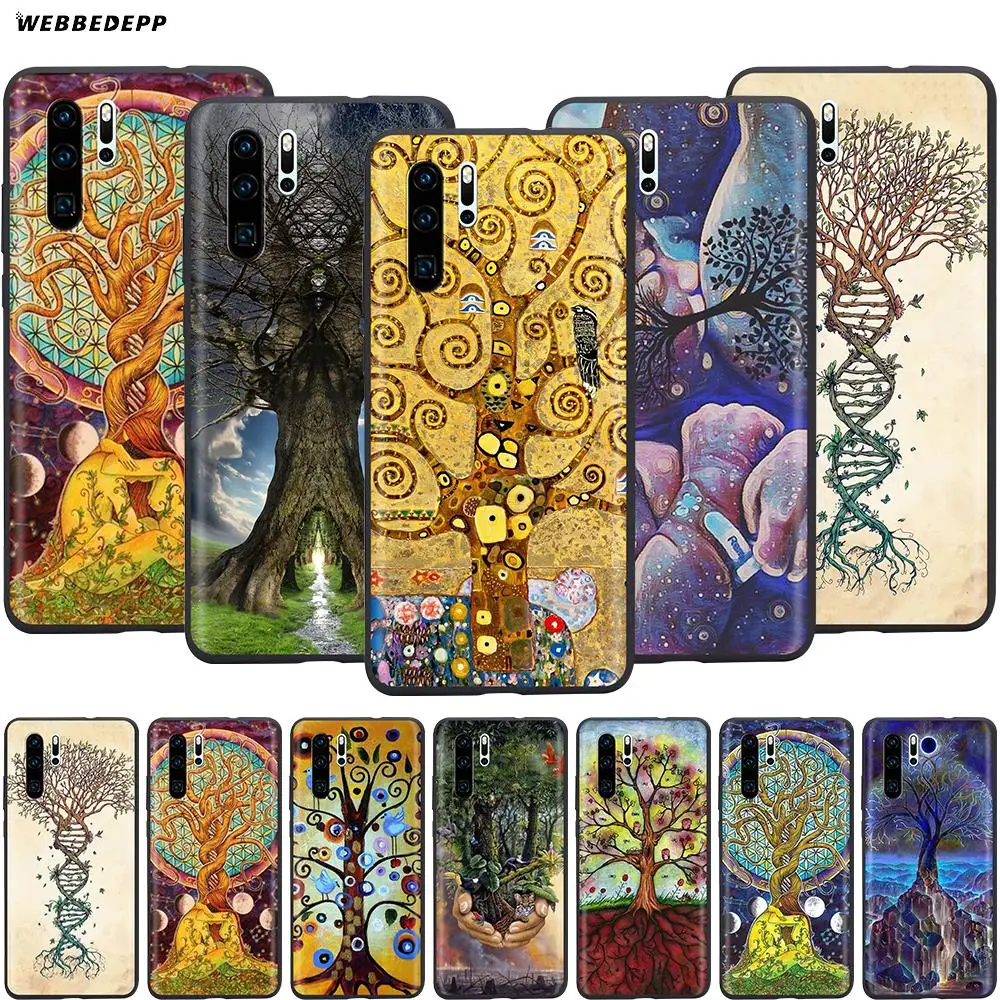 Webbedepp чехол с рисунком дерева жизни для Huawei Honor 6A 7A 7C 7X 8 8X 8C 9 9X 10 20 Lite Pro Note
