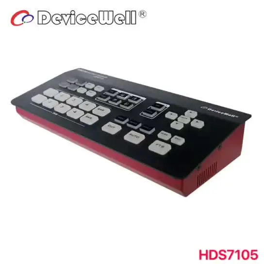 

Портативный видеомикшер Devicewell HDS7105, 4 канала