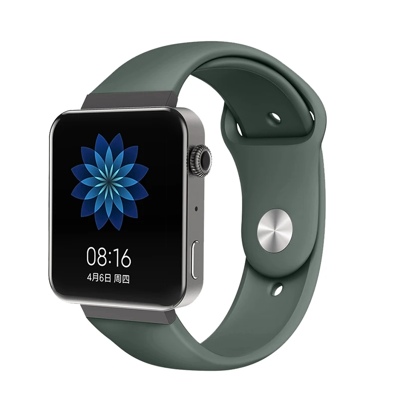 8074 Мягкий силиконовый ремешок для часов для xiaomi smart watch, новинка, сменный ремешок для mi watch, резиновый ремешок для часов, аксессуары - Цвет: 8074