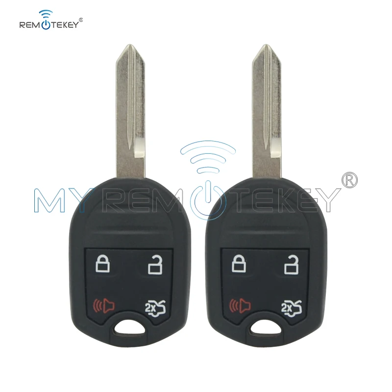 Remtekey 2 шт. 4 кнопки FO38 лезвие 164 R8073 для Ford Edge Escape Fusion Mustang 2007 2008 2009 2010 2011 чехол пульта