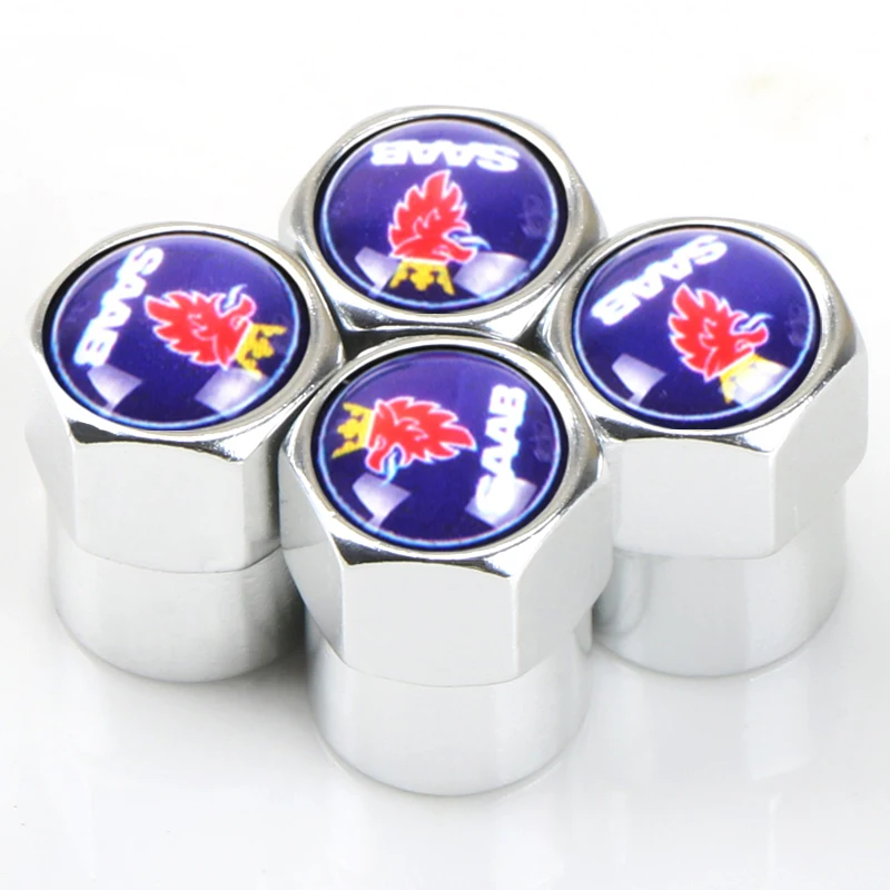 4 шт. универсальные Новые Металлические колпачки клапана колеса для SAAB SCANIA 9-3 93 9-5 9