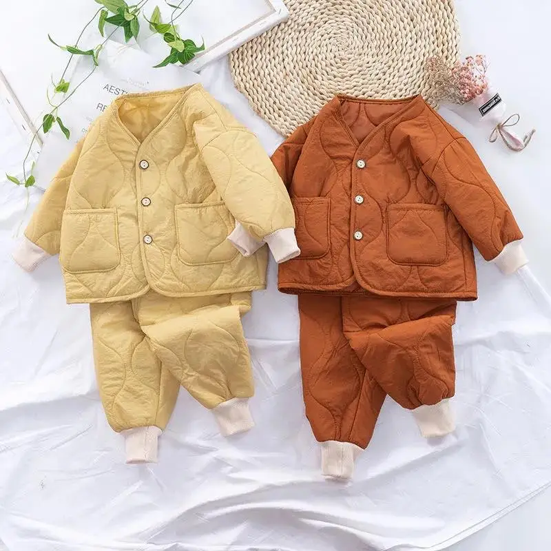 Baby Boy Clothes Spring and Autumn Cotton Suit 0-5 Years Old Boy Clothes Cartoon Printed Sweater Baby Boy Two-piece Suit