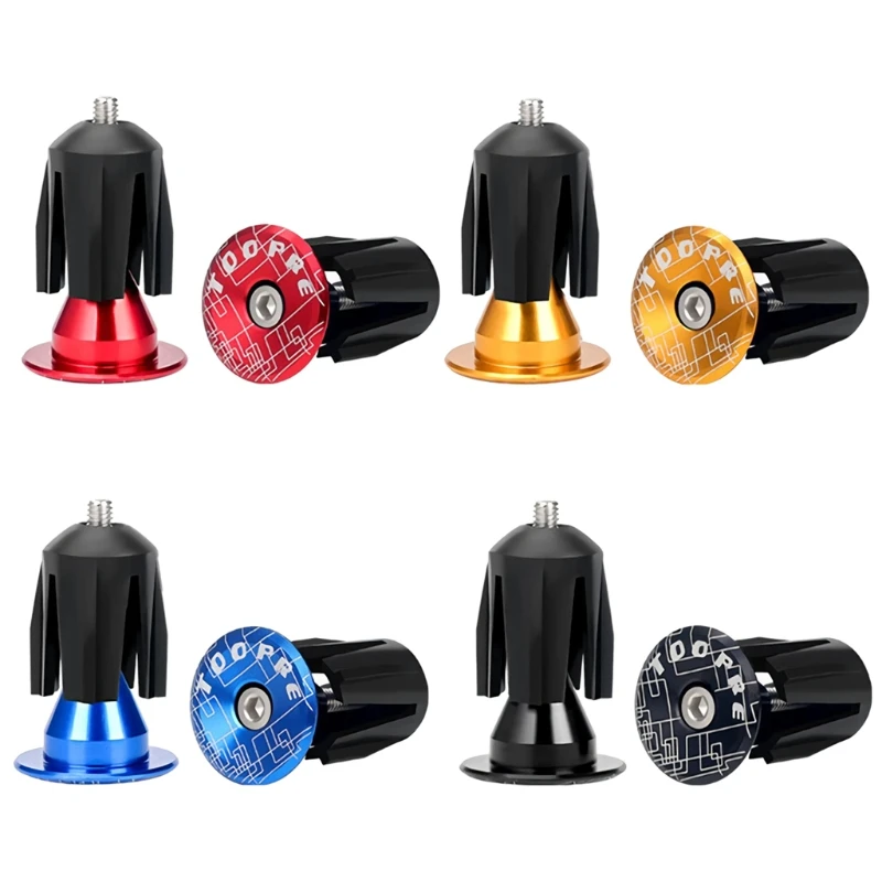 

1 Pair Mtb Road Bike Handlebar Grip End Bike Grip End Lock K3NC