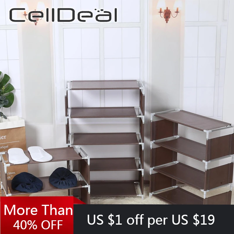 3/4/5 многослойная многофункциональная стойка для обуви многоэтажная обувь