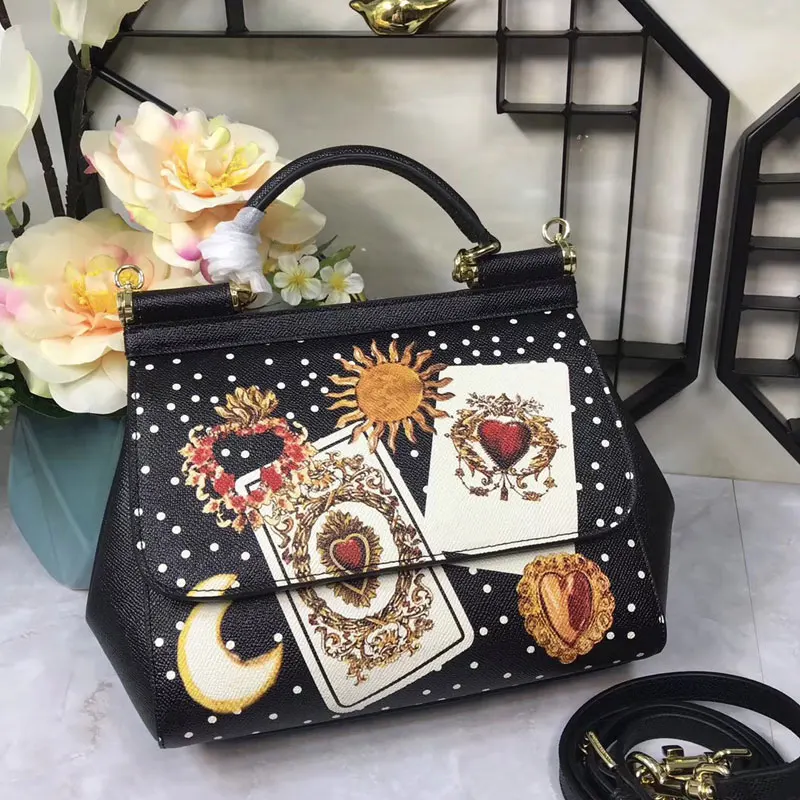 2019 новая сумка с буквенным принтом цветная для покера маленькая квадратная