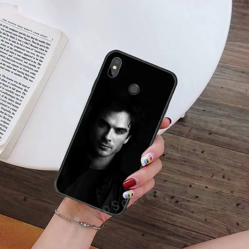 

ian somerhalder the Vampire Diaries Phone Case For Xiaomi Redmi note 7 8 9 t k30 max3 9 s 10 pro lite coque cover funda