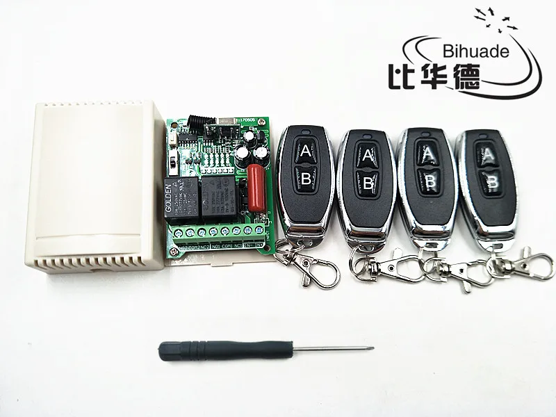 315 МГц пульт дистанционного управления 2 канала rf беспроводной релейный