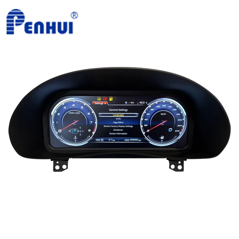 

Car LCD Cluster instrument multimedia dashboard Modification For Toyota Corolla 2014-2017 Mulitmedia Panel gauge meter