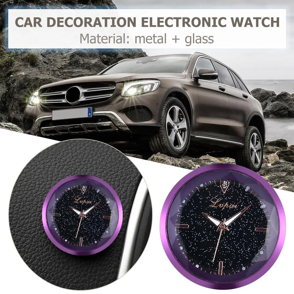 BZ844 автомобильные часы наклейка украшение интерьера аксессуары двухсторонний