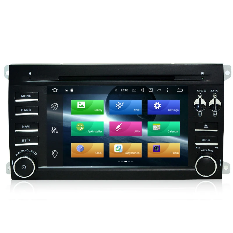 Android 9 0 64-разрядный 4 Гб RAM 32G автомобильный dvd-плеер для Porsche Cayenne 2002-2009 gps Навигация