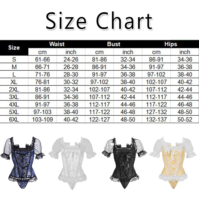 

Vintage Sexy Corset Women Gothic Top Bustiers Corsets Overbust Straps Lace Sleeve Push Up Body Shaper Lovely Gorsets