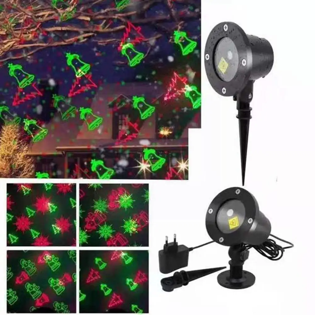 

Мобильный проектор Гипсофилы, светодиодный ландшафтный светильник, точечный водонепроницаемый красный рождественсветильник льник для ве...