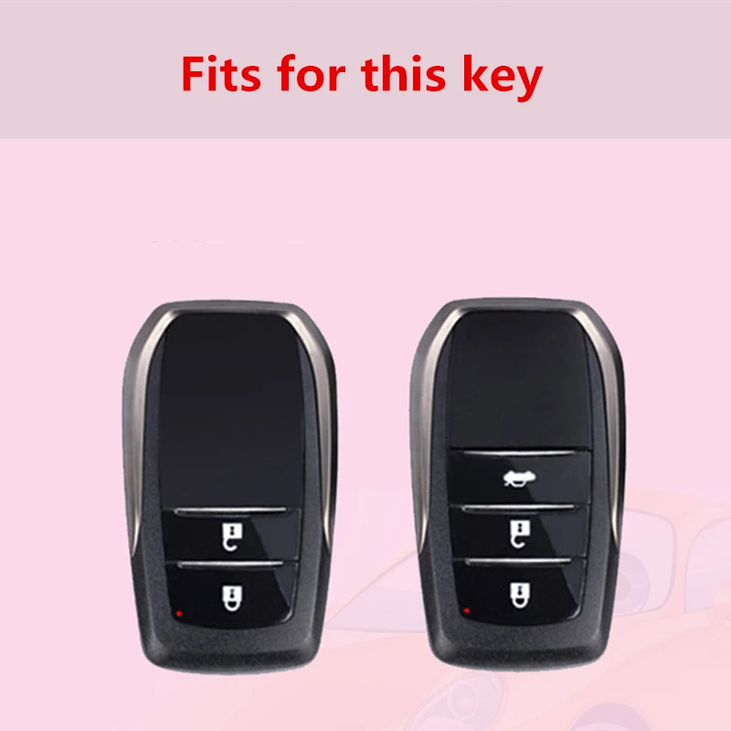 Мягкий защитный чехол для автомобильного ключа из ТПУ Toyota Prado CROWN Camry COROLLA Land Cruiser