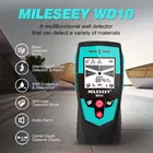 Многофункциональный настенный детектор Mileseey с датчиком большой площади, ручной детектор шпилек, настенный сканер, детектор проводов