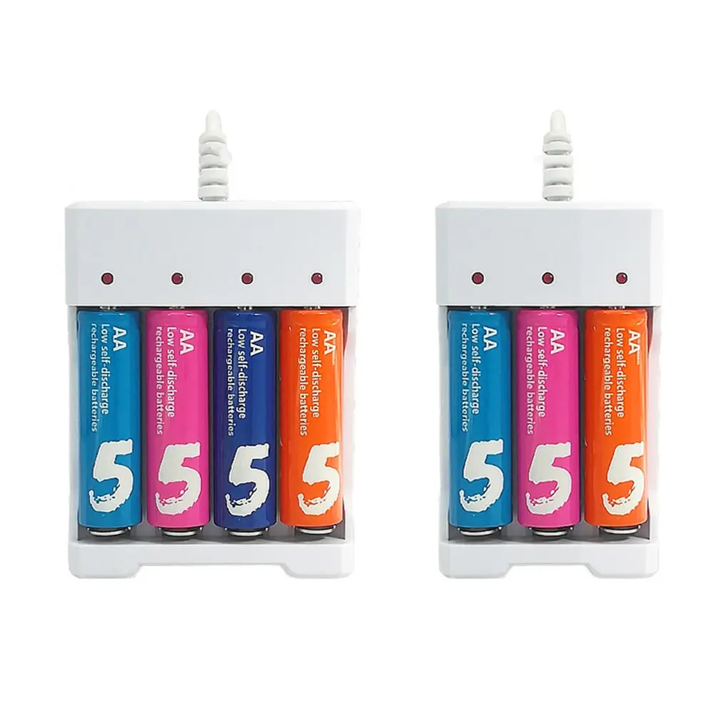 Зарядное устройство с USB слотами для аккумуляторов быстрая зарядка защита от