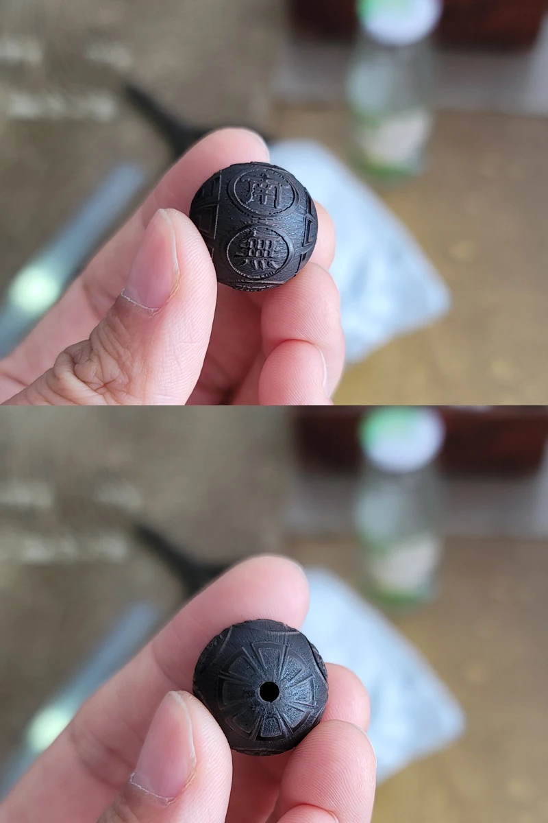 Натуральные черные деревянные бусины Тибетский буддистские инструменты 12 бусин