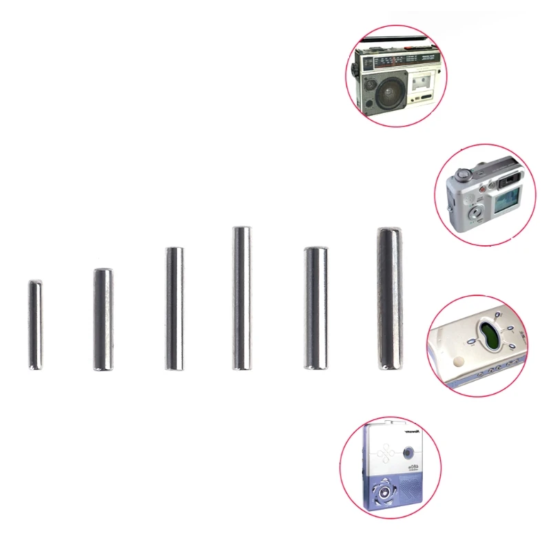 

5PCS Cartridge Radio Roller Metal Axle Pack Tape Recorder Pressure Cassette Belt