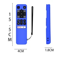 durable tv remote control silicone protective cover all inclusive anti fall storage box for tcl rc802v fmr1 fnr1